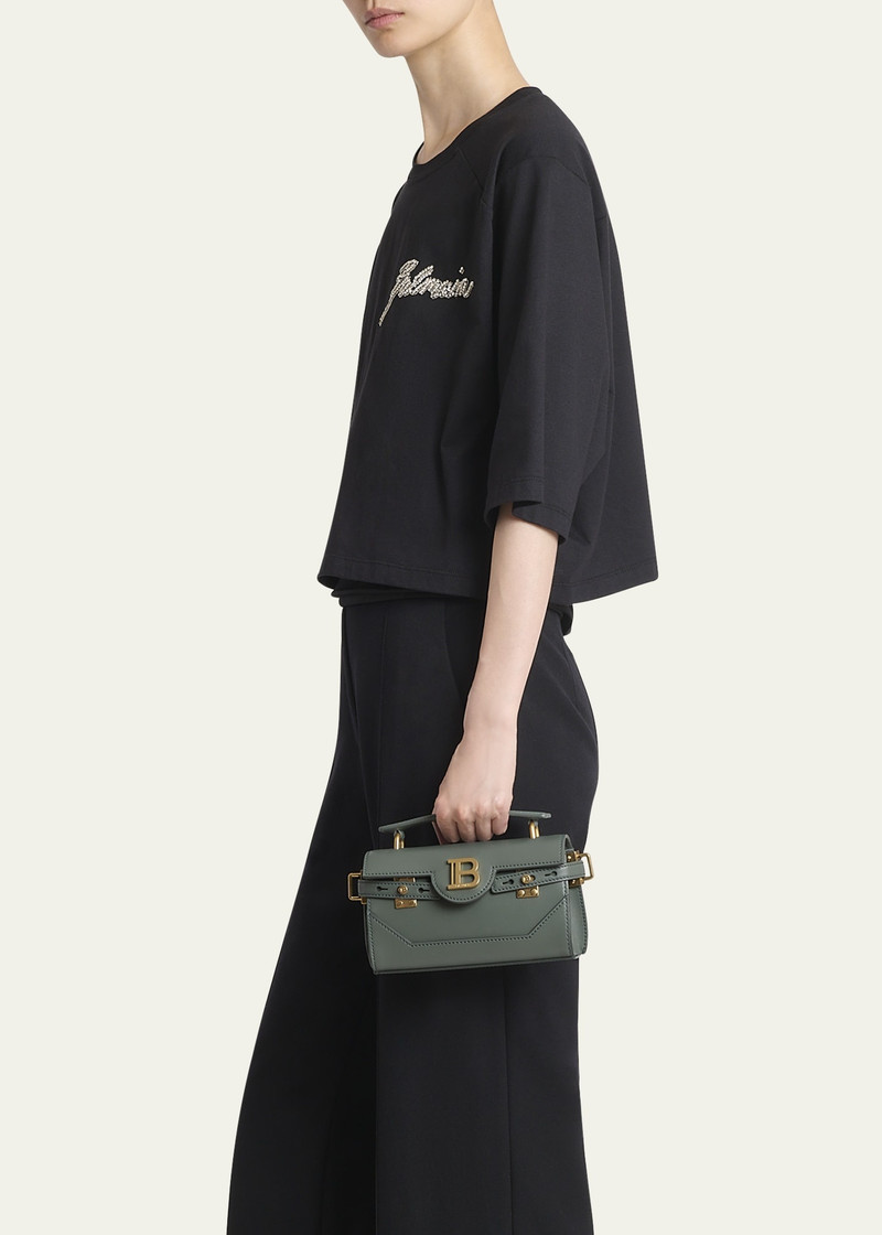 Balmain BBuzz 19 Crossbody Bag in Calfskin outlook