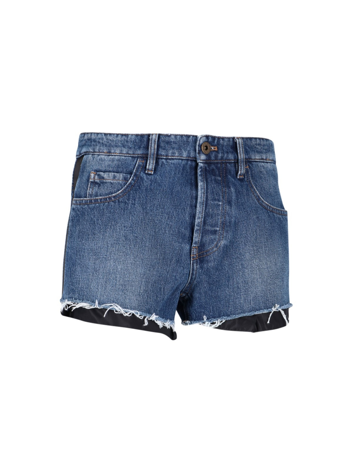 DENIM LOGO SHORTS - 2