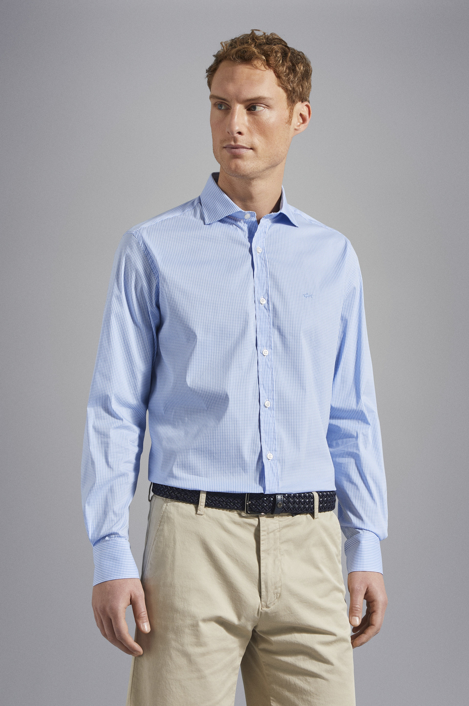 STRETCH COTTON SHIRT - 6