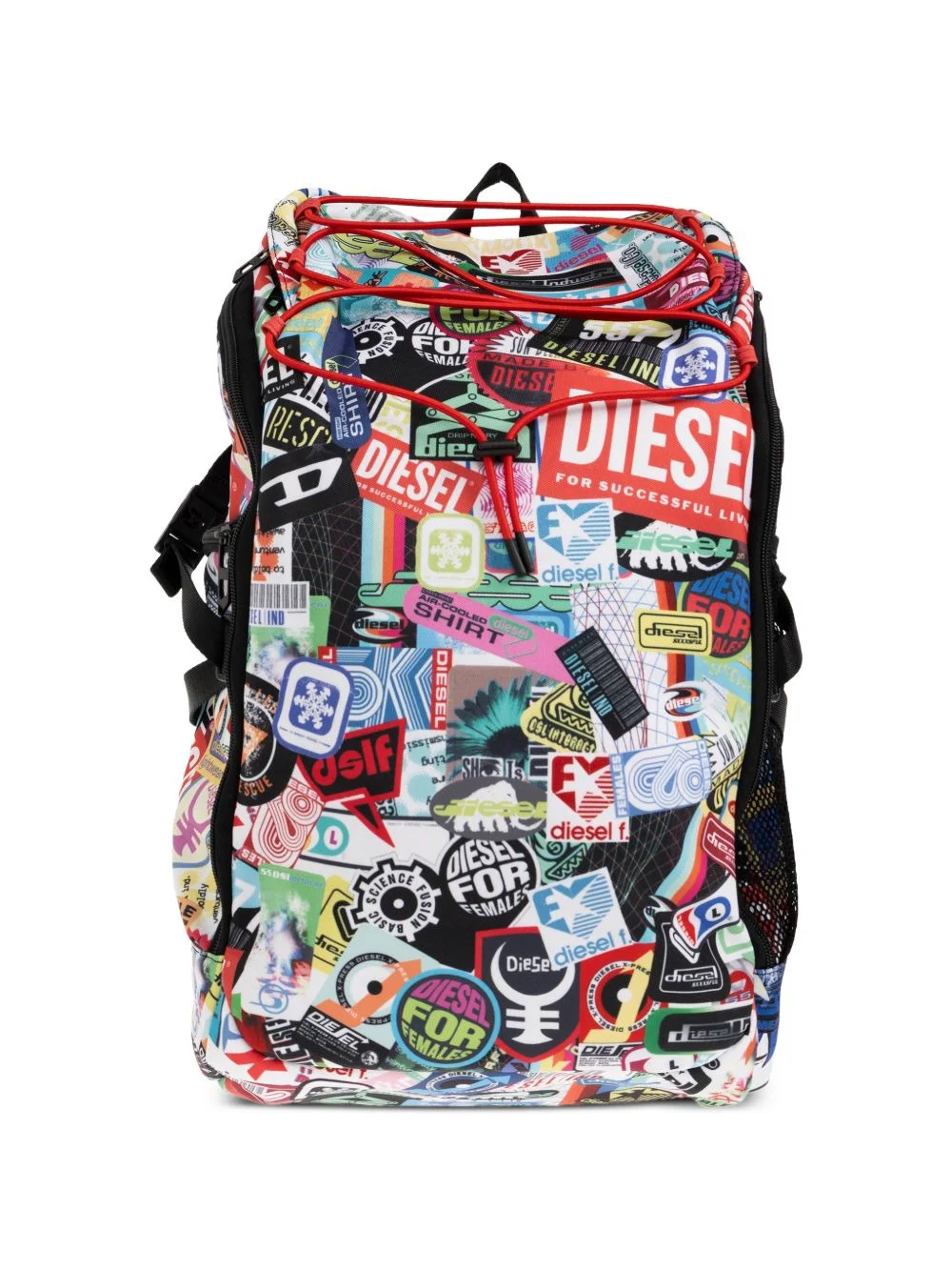logo-patch drawstring backpack - 1