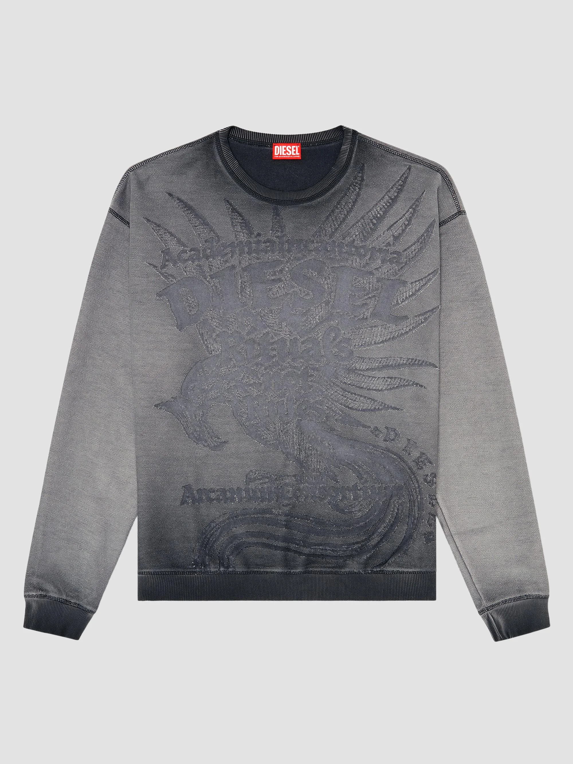 Men's Aron Raw Sweatshirt - Plum Purple - 1