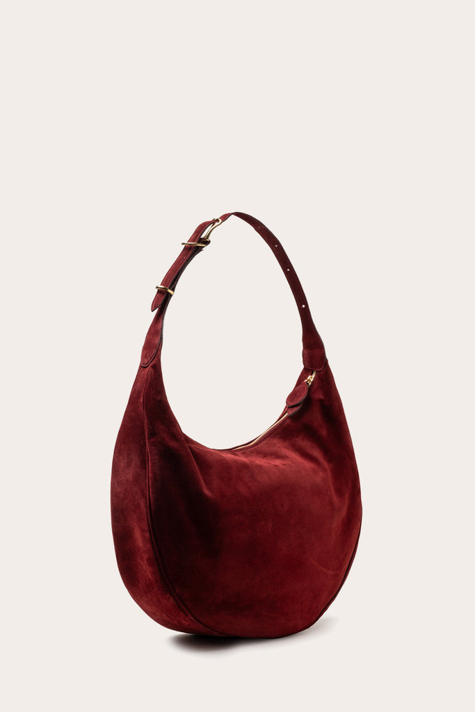 MOON HOBO MAROON SUEDE - 3