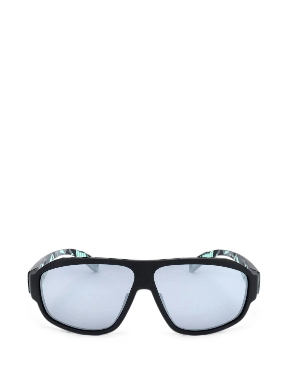 geometric-frame sunglasses - 1