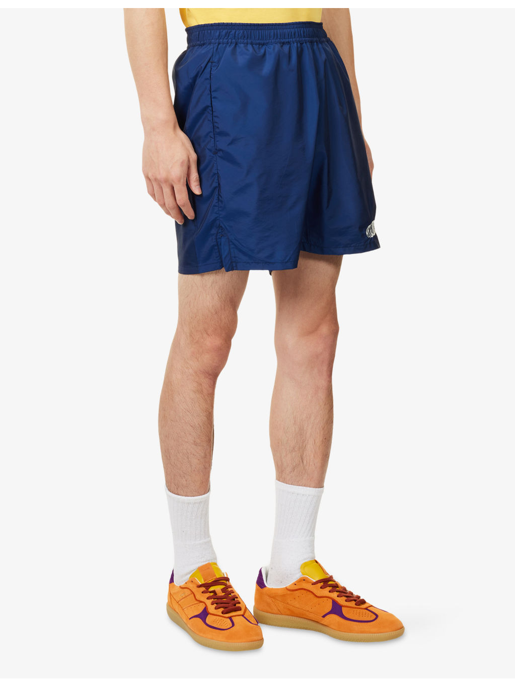 Oval Embroidered-Logo Woven Tennis Shorts - 3