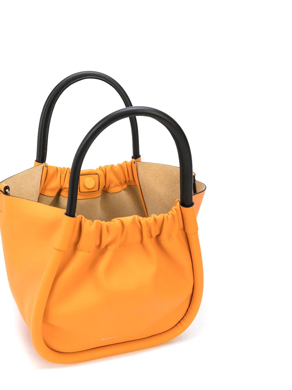 small ruched tote bag - 5