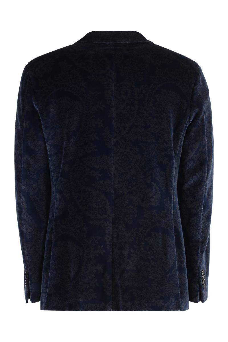 Etro Single-Breasted Velvet Jacket - 2