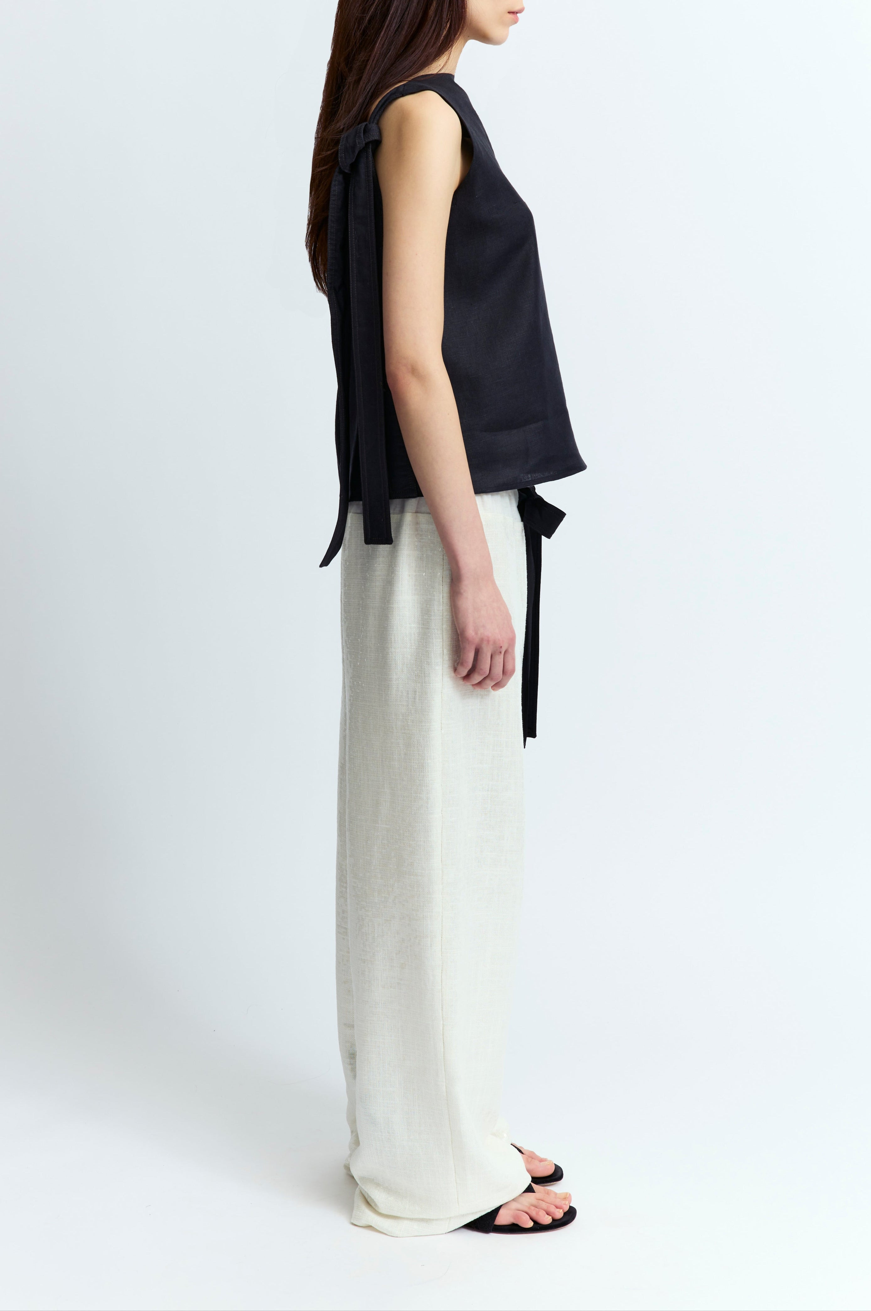 ZIELLA TOP IN LINEN - 3