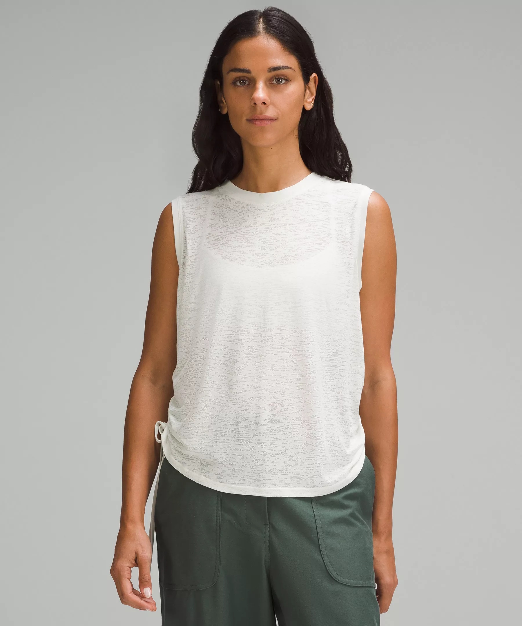 Lululemon Aloha タンクトップ M グレー Lululemon Aloha タンクトップ M グレー