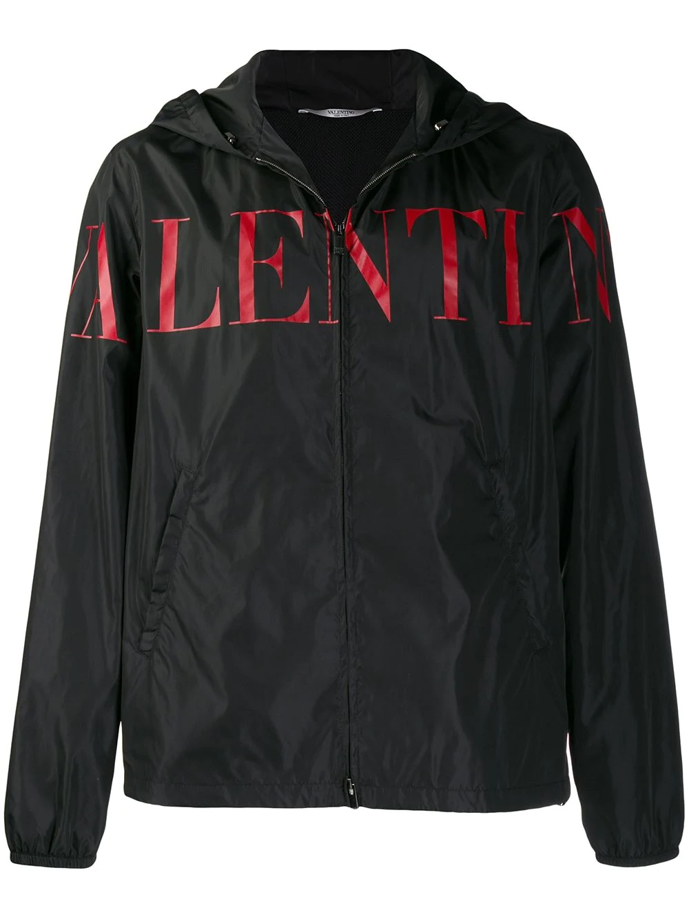 lightweight logo print jacket  - 1