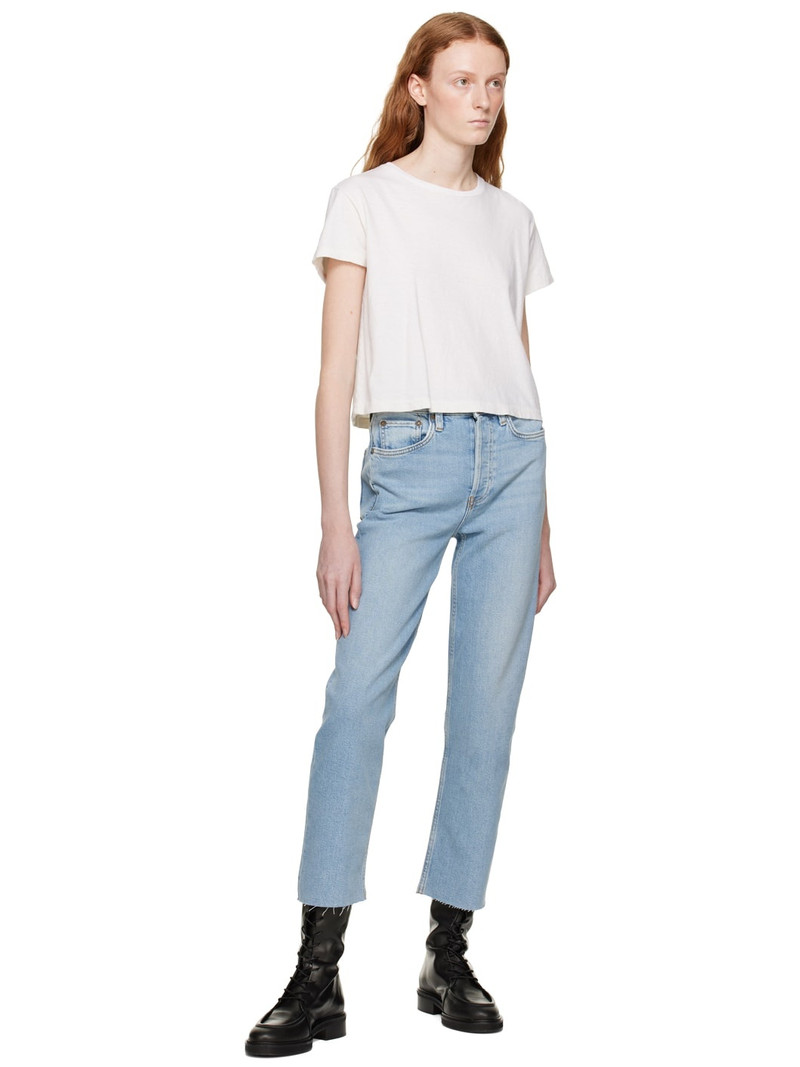 RE/DONE Off-White 1950s Boxy T-Shirt outlook