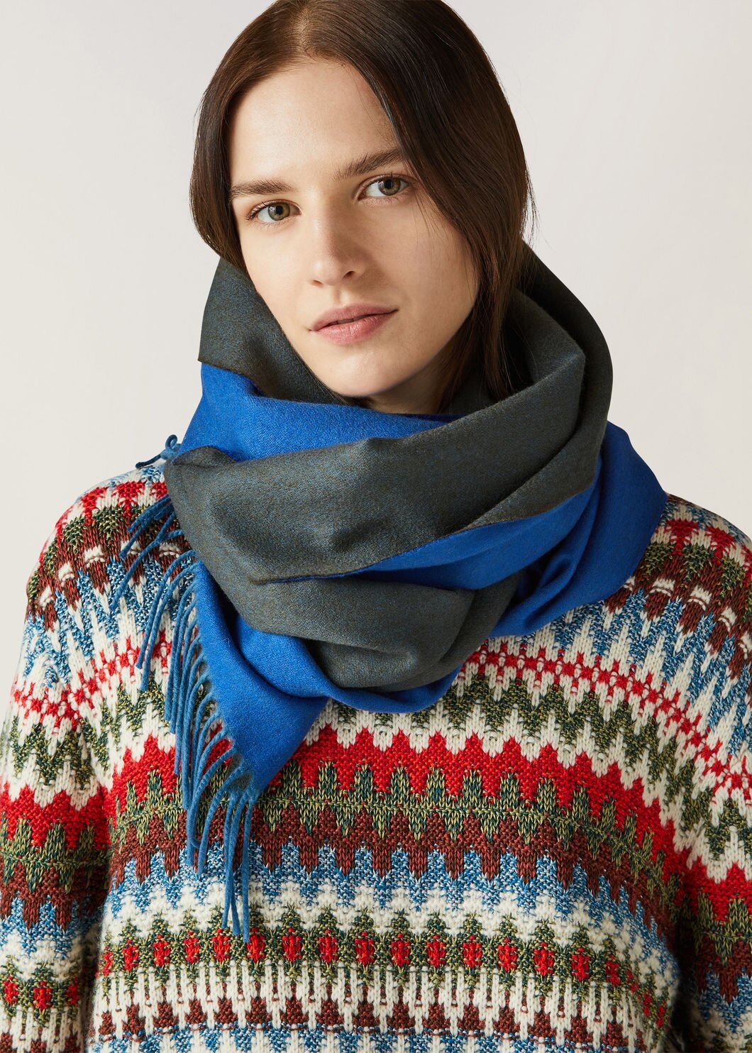 Two-Tone Scarf - 2