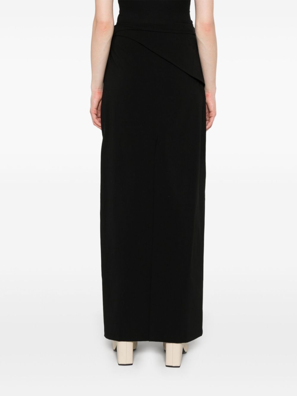 strap-detail maxi skirt - 4