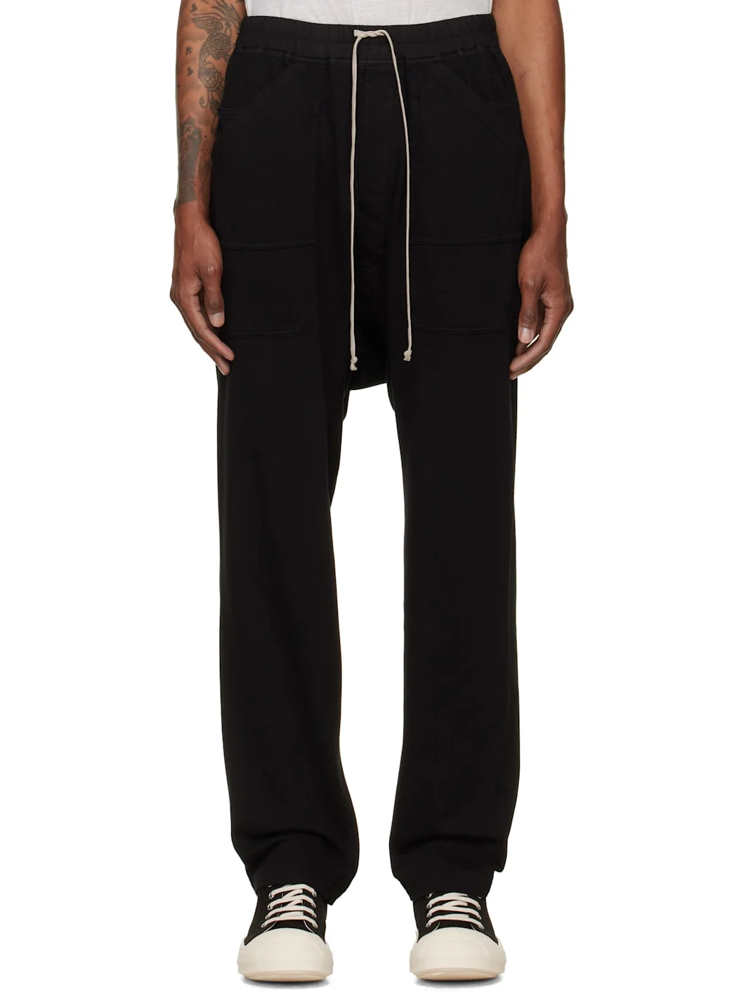 Black Tower Classic Drawstring Cargo Pants - 1