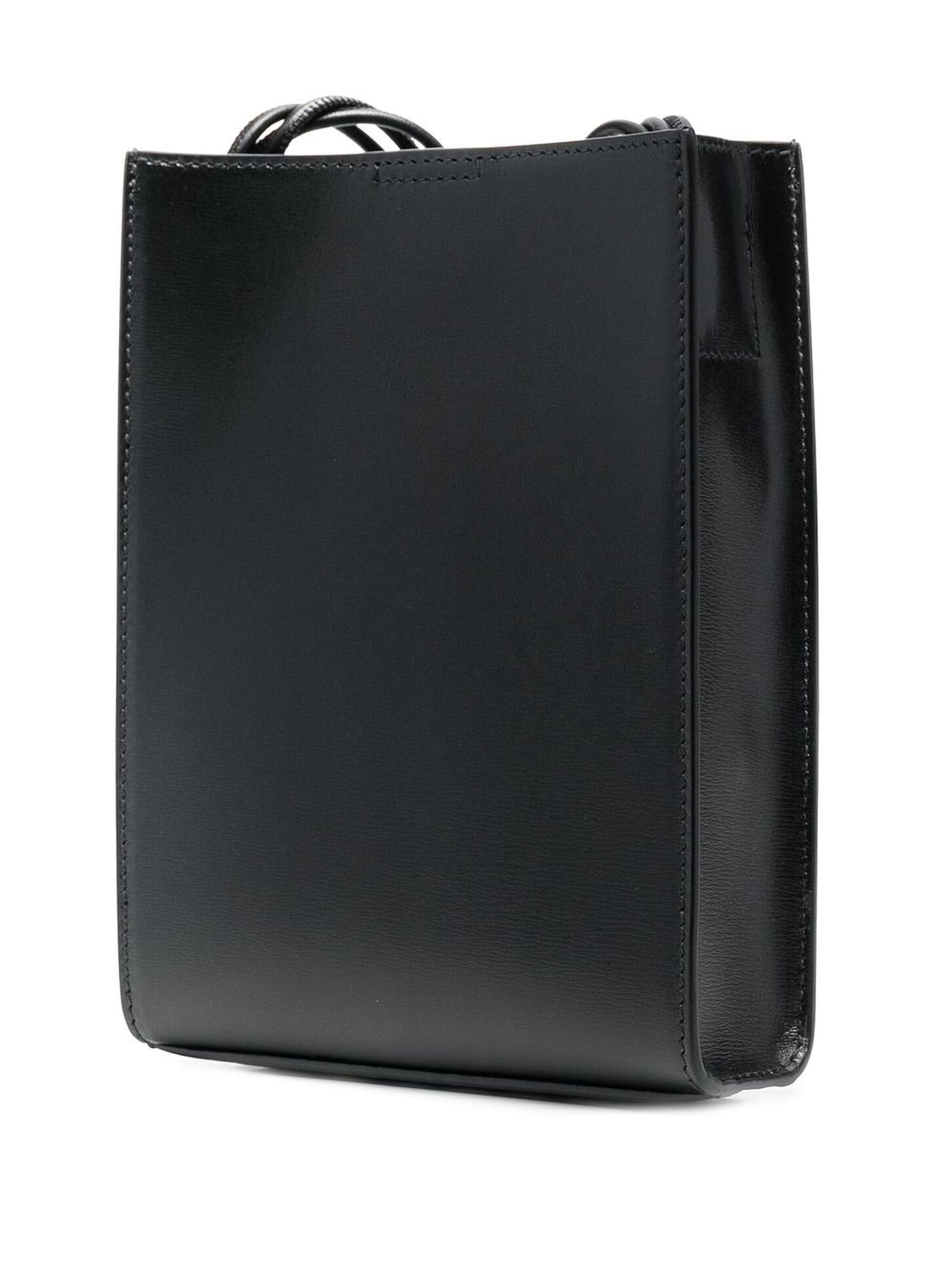 Black Tangle Small Leather Shoulder Bag - 4