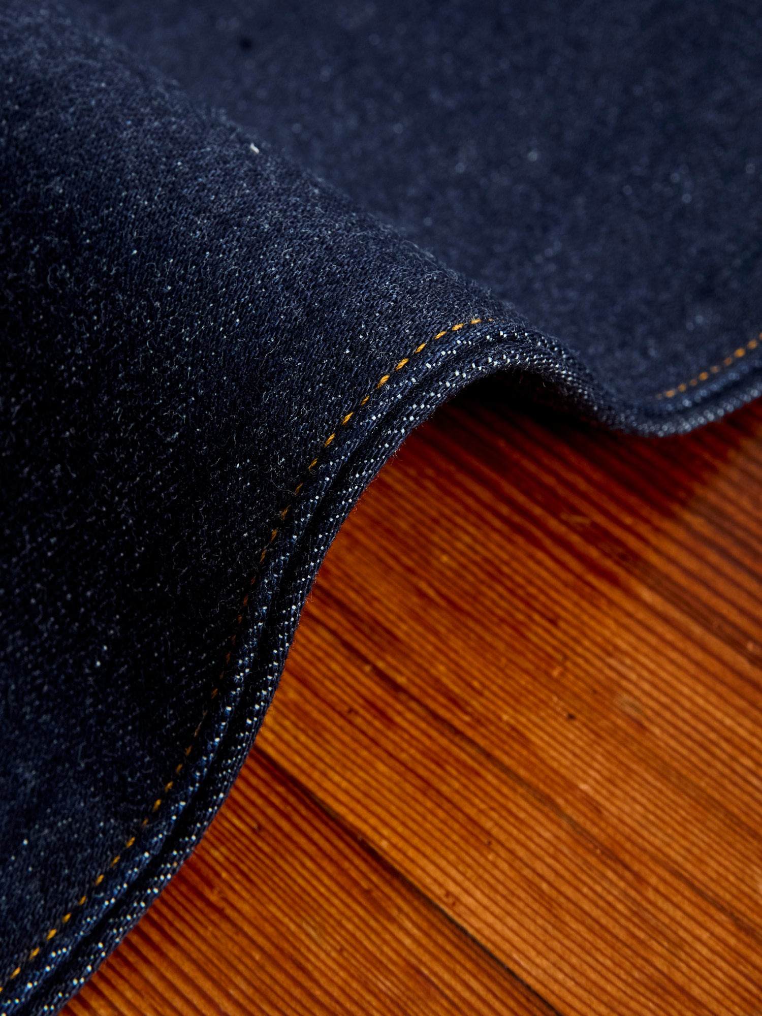 11.8oz Indigo Stretch Selvedge Denim - Tapered Fit - 7