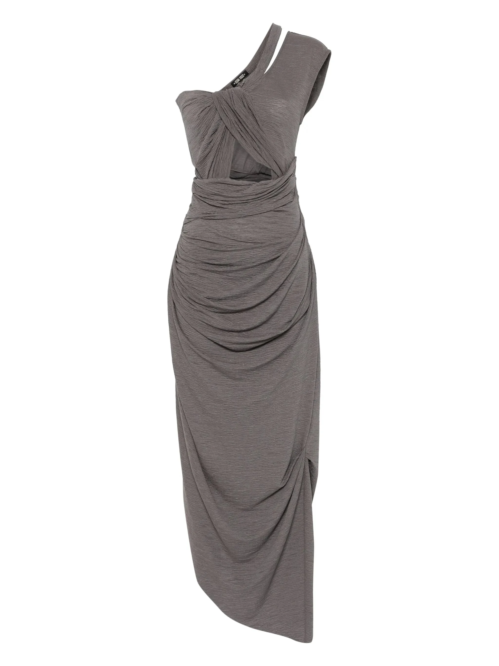 twisted slip midi dress - 1