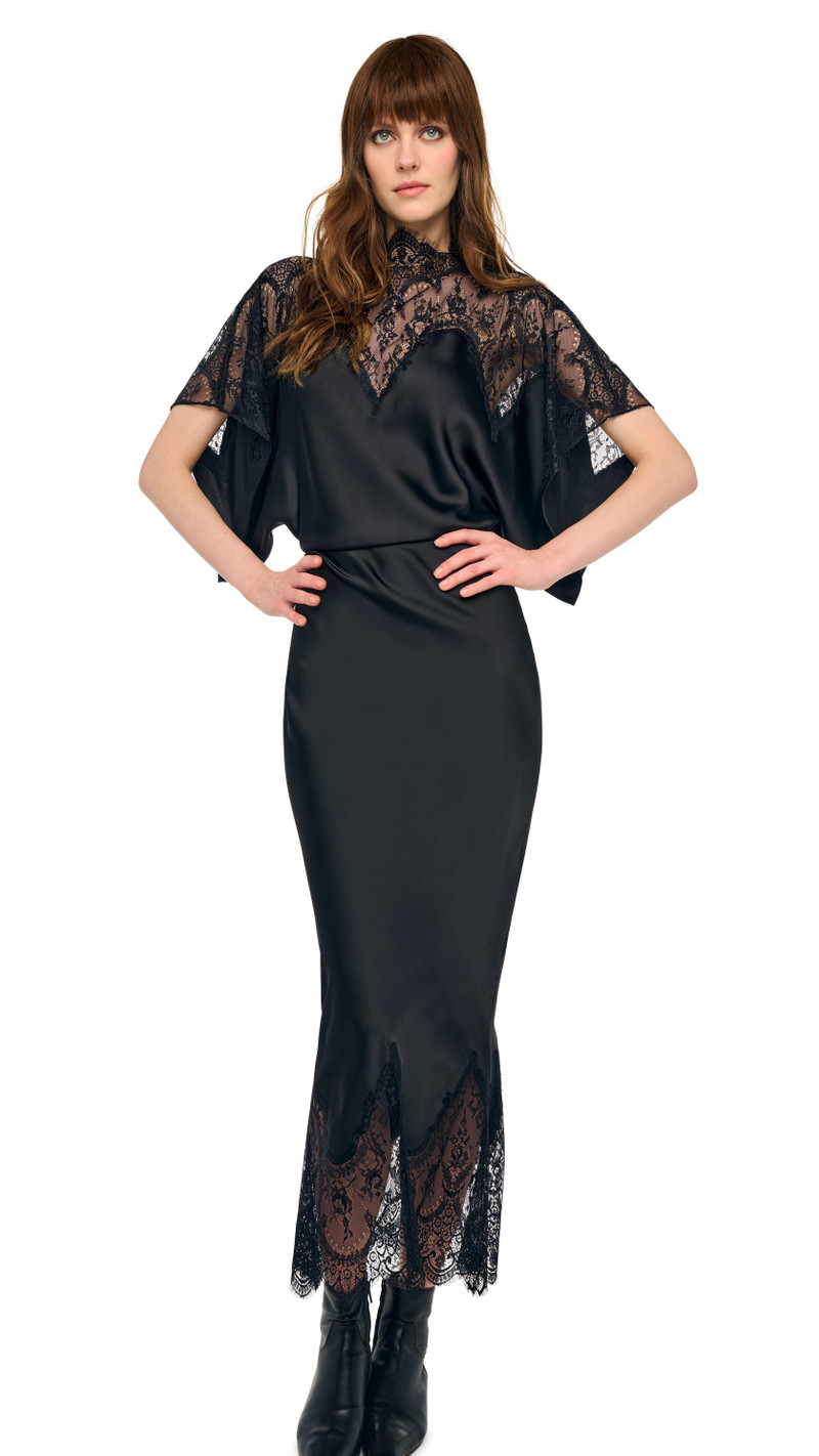 REVERSE OBIE DRESS WITH LACE 4