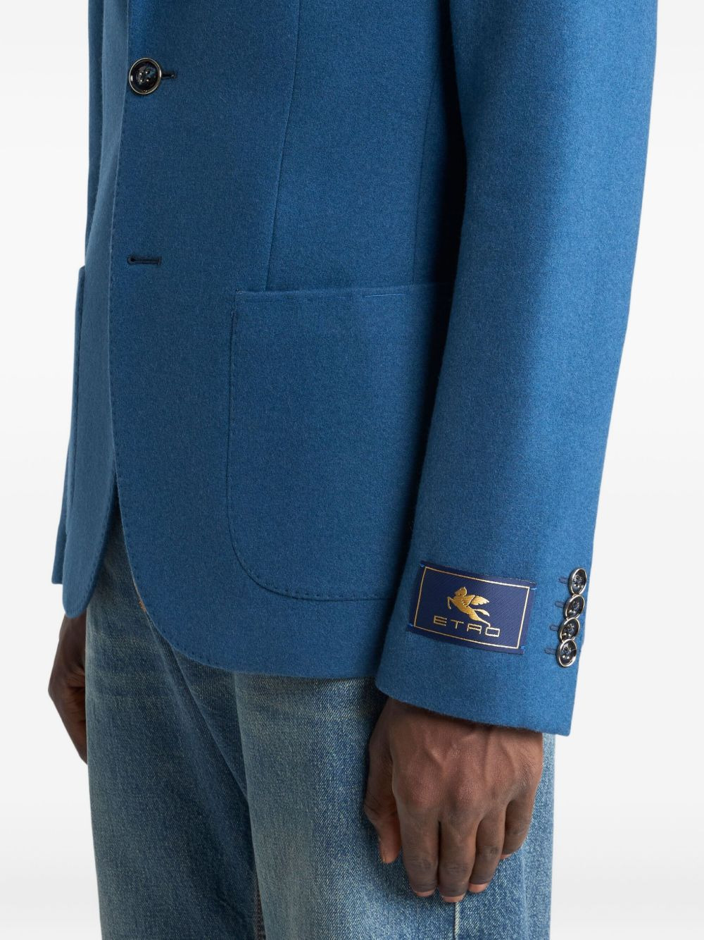 single-breasted blazer - 4