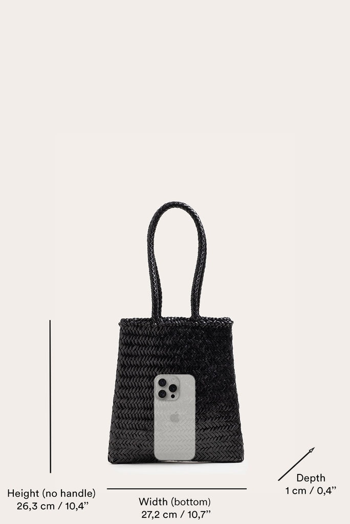 FLAT LEATHER BASKET DENIM - 4