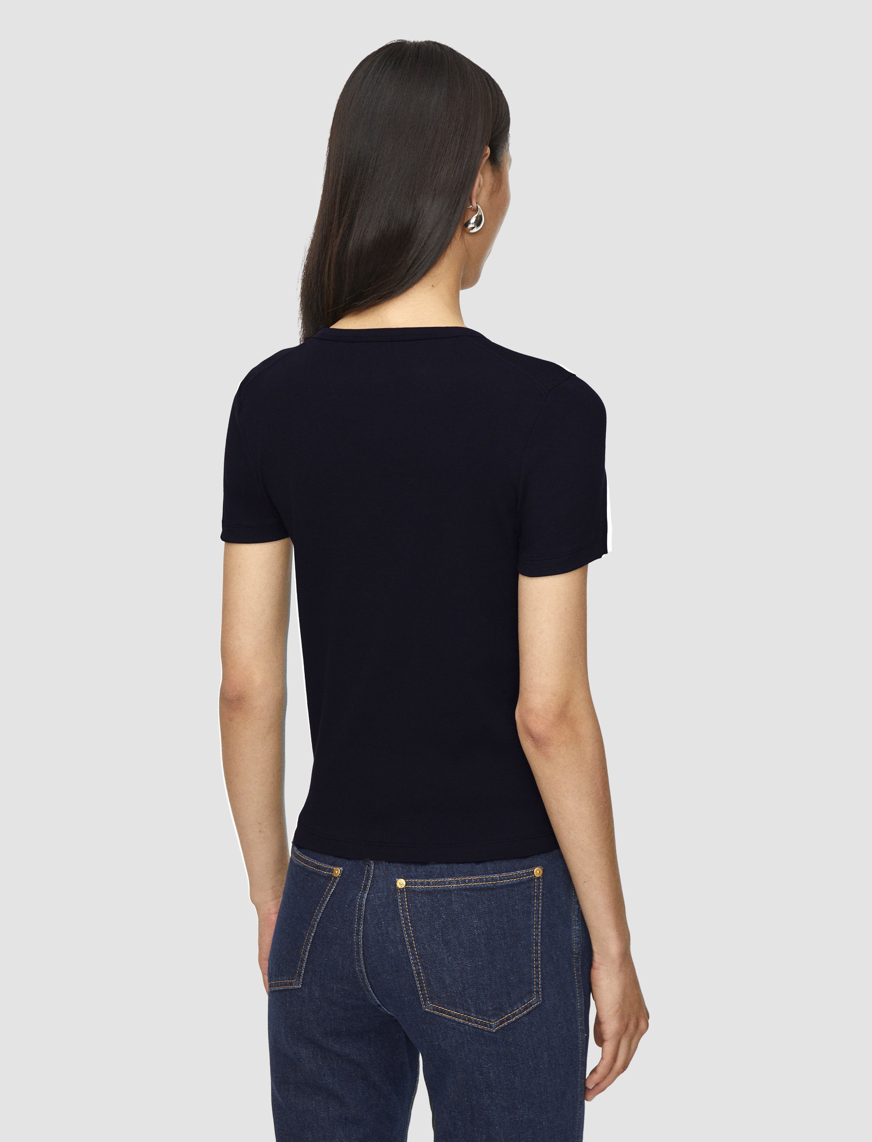 Jersey Rib T-Shirt - 4