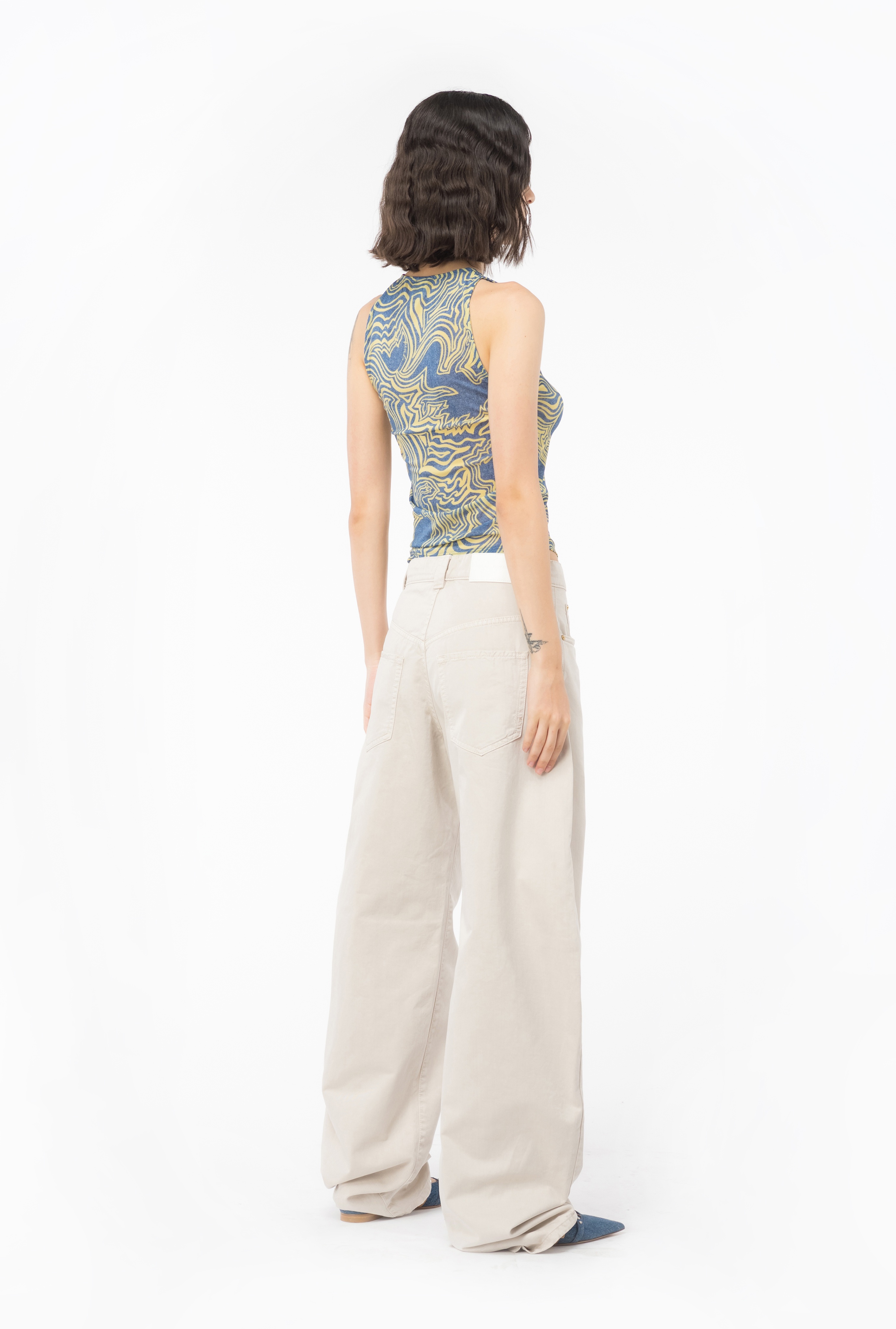 EGG-FIT GABARDINE JEANS - 3