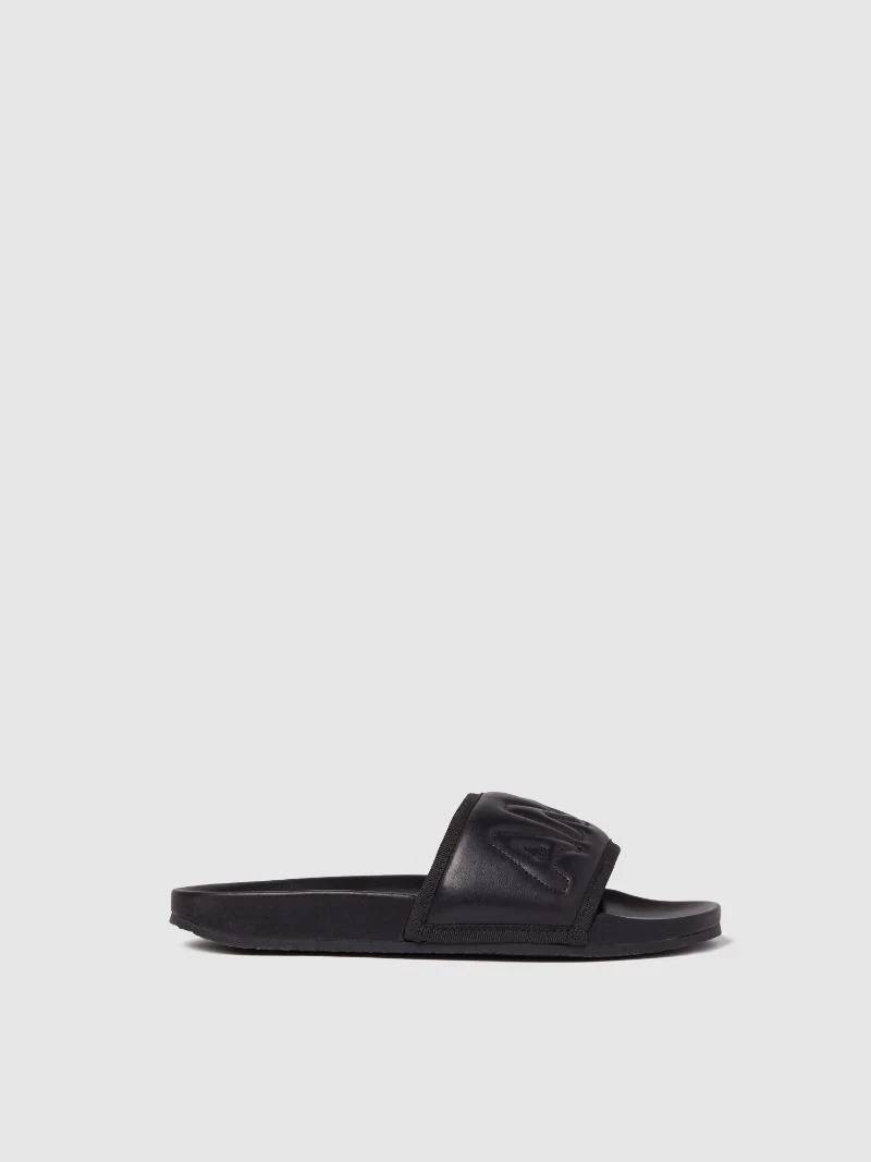 QUILTED LEATHER SLIPPER - 1