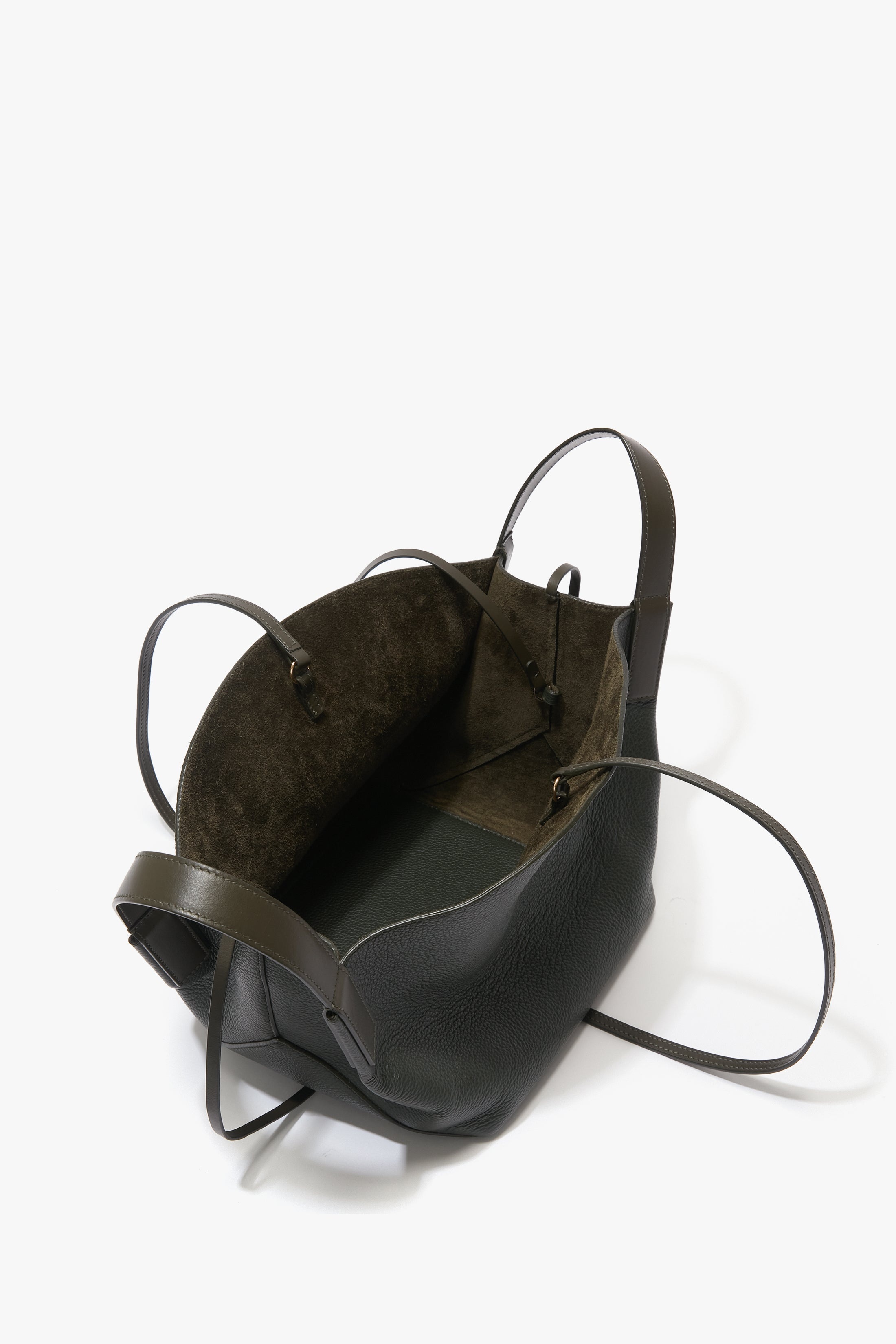 W11 Small Tote In Loden Leather - 4