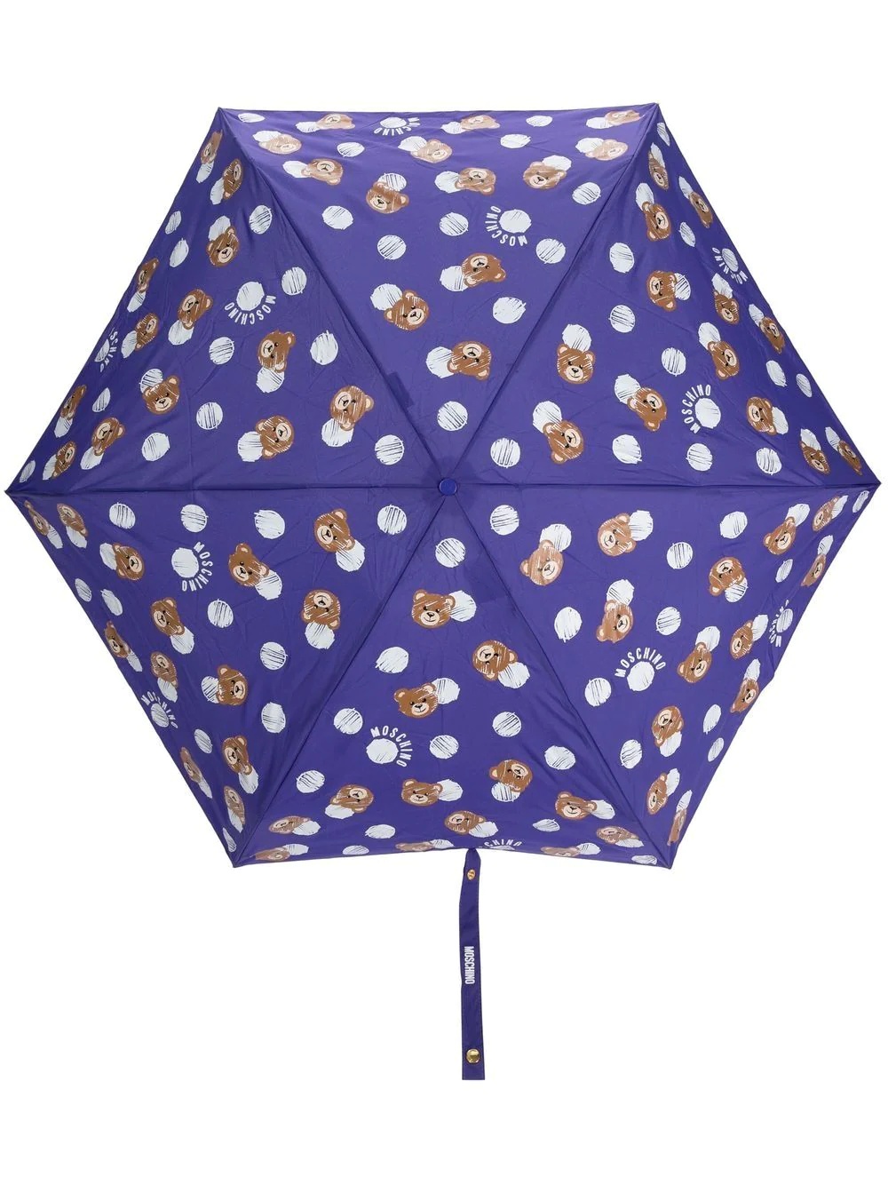 teddy bear-print umbrella - 1