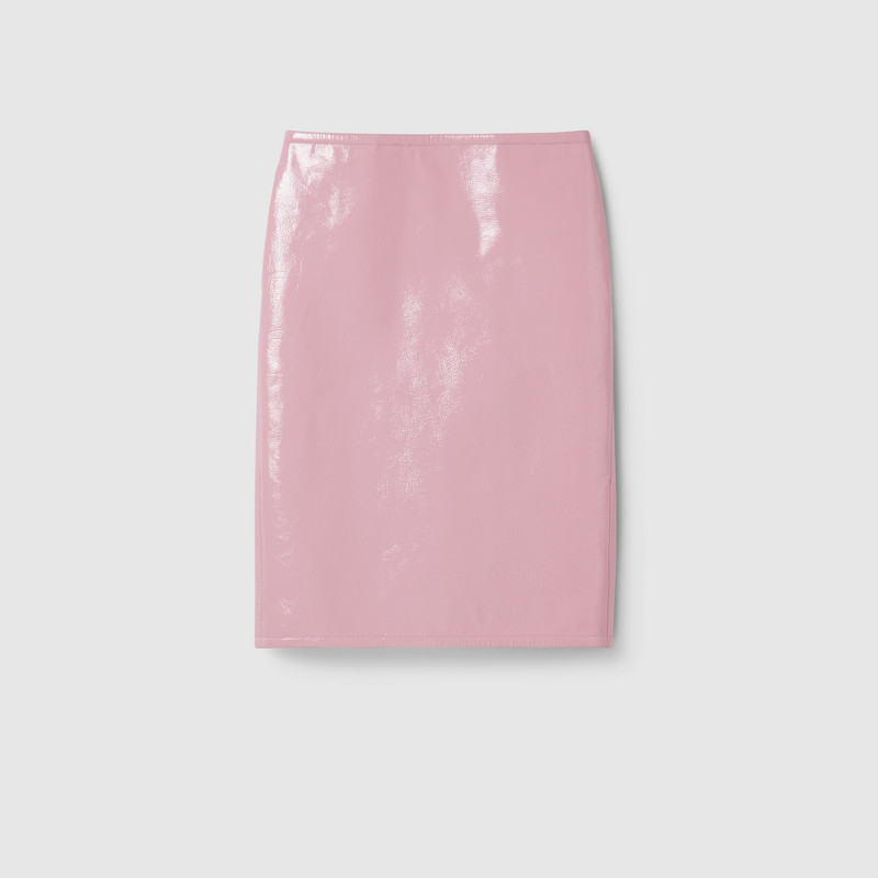 Naplak leather skirt 1