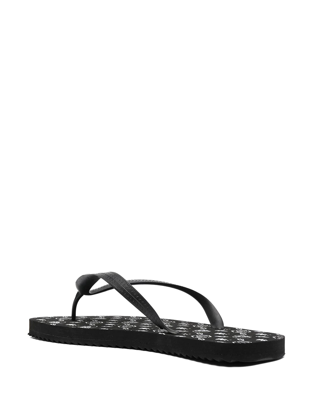logo-print flip flops - 3