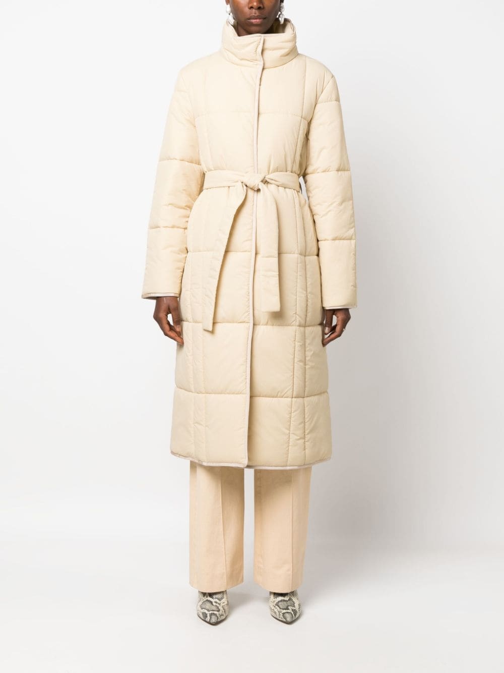 Tracey belted padded coat - 2