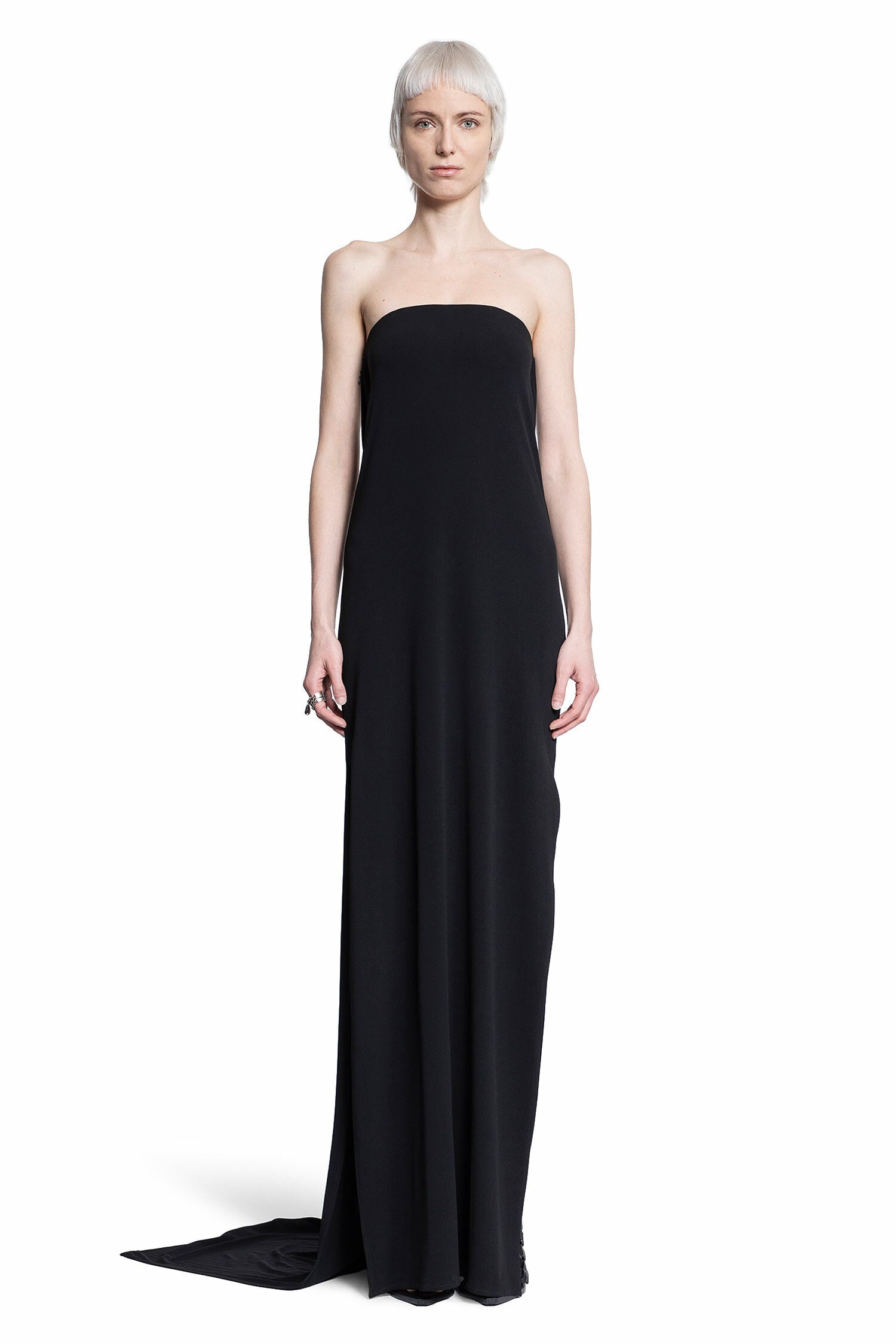 ANN DEMEULEMEESTER WOMAN BLACK DRESSES - 1