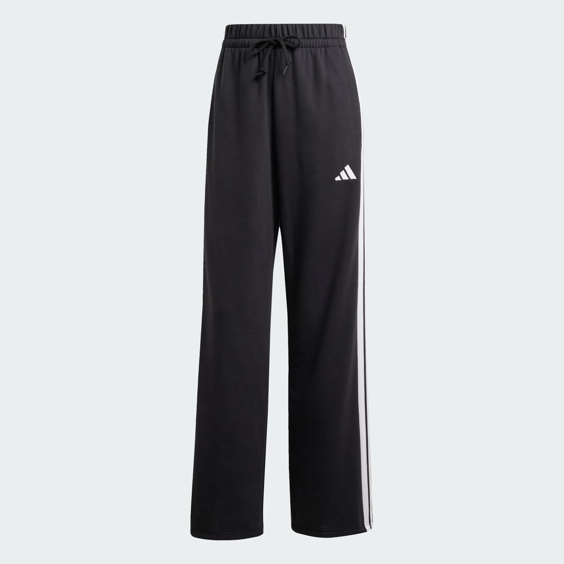 Essentials 3-Stripes Open Hem French Terry Pants - 1