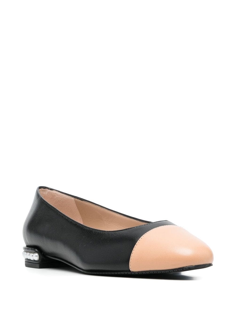 10mm faux-pearl leather pumps - 2
