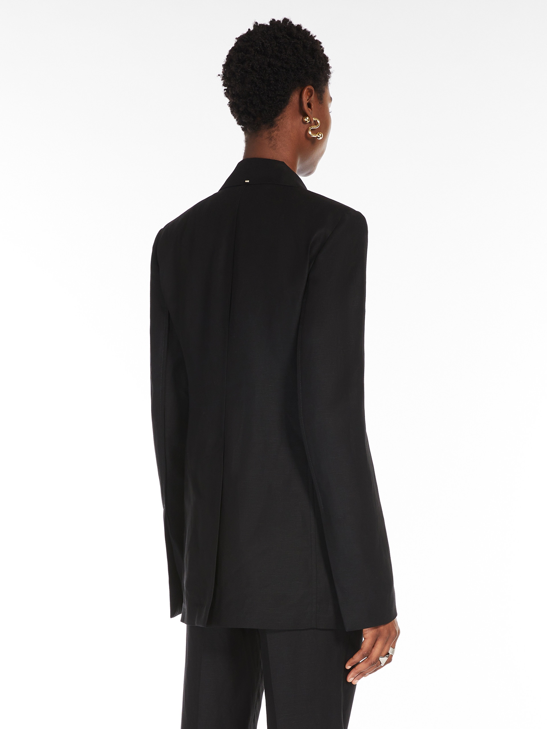 CERA Linen and viscose twill blazer - 4