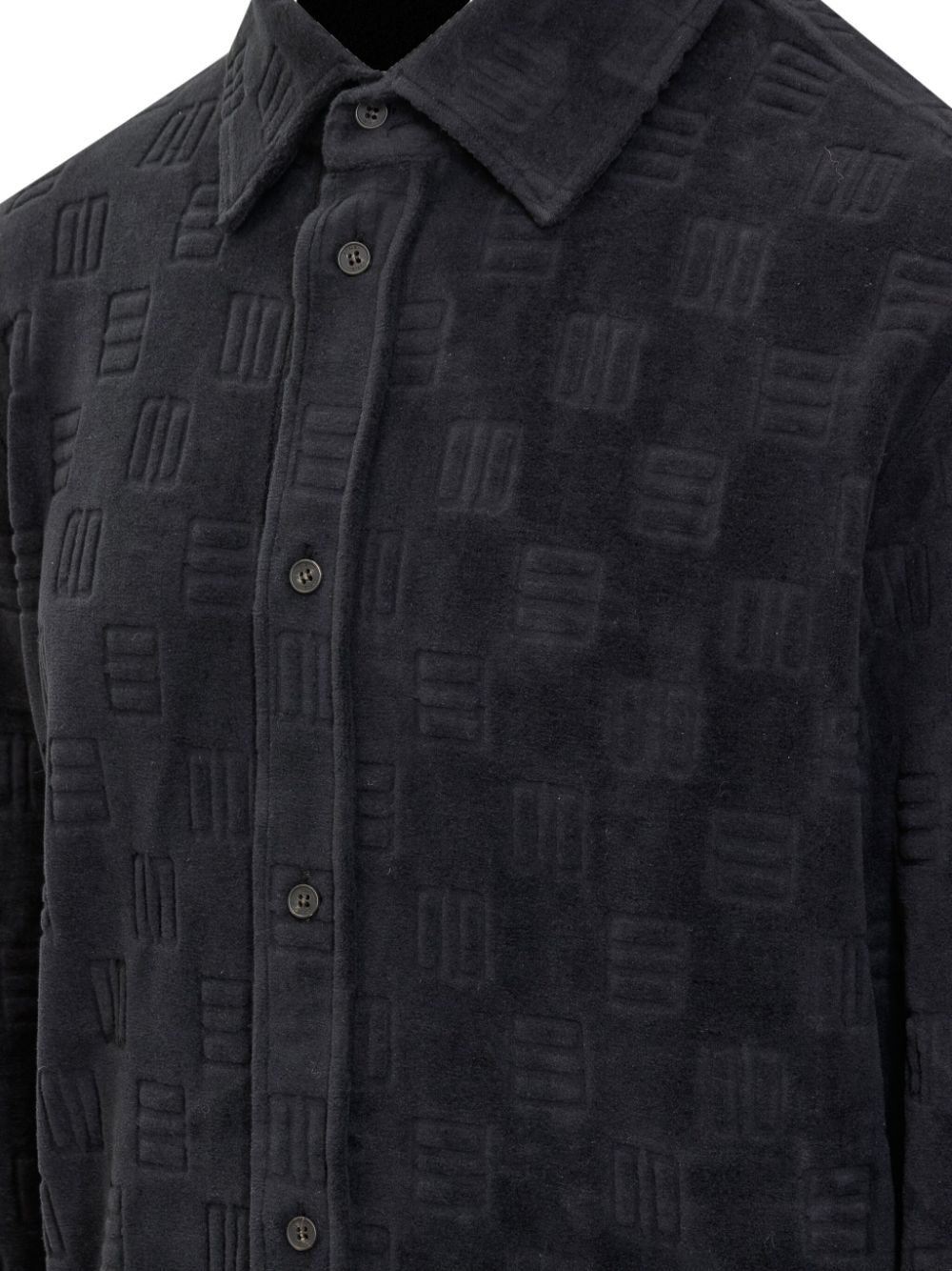 monogram-pattern shirt - 4