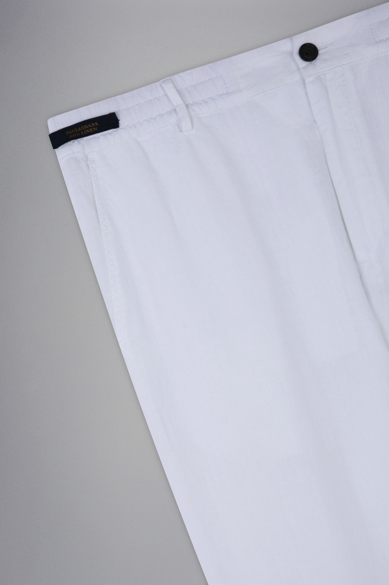 LINEN CHINO TROUSERS 6