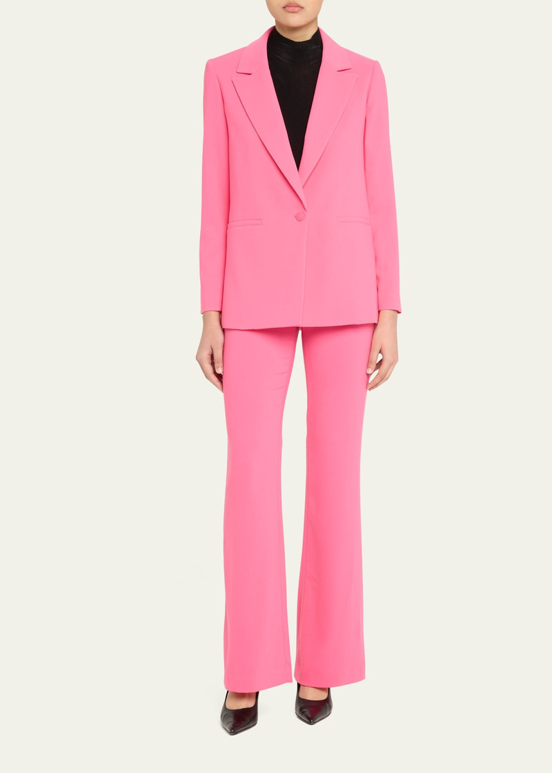 Alice + Olivia Denny Notch-Collar Boyfriend Blazer outlook