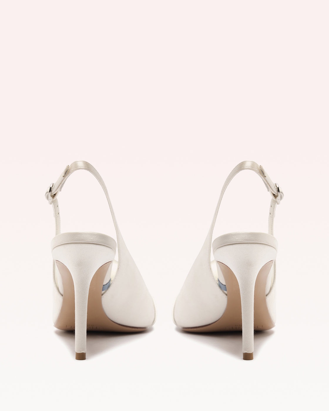 CLARITA CLASSIC SLINGBACK 85 SETA BIANCO - 3