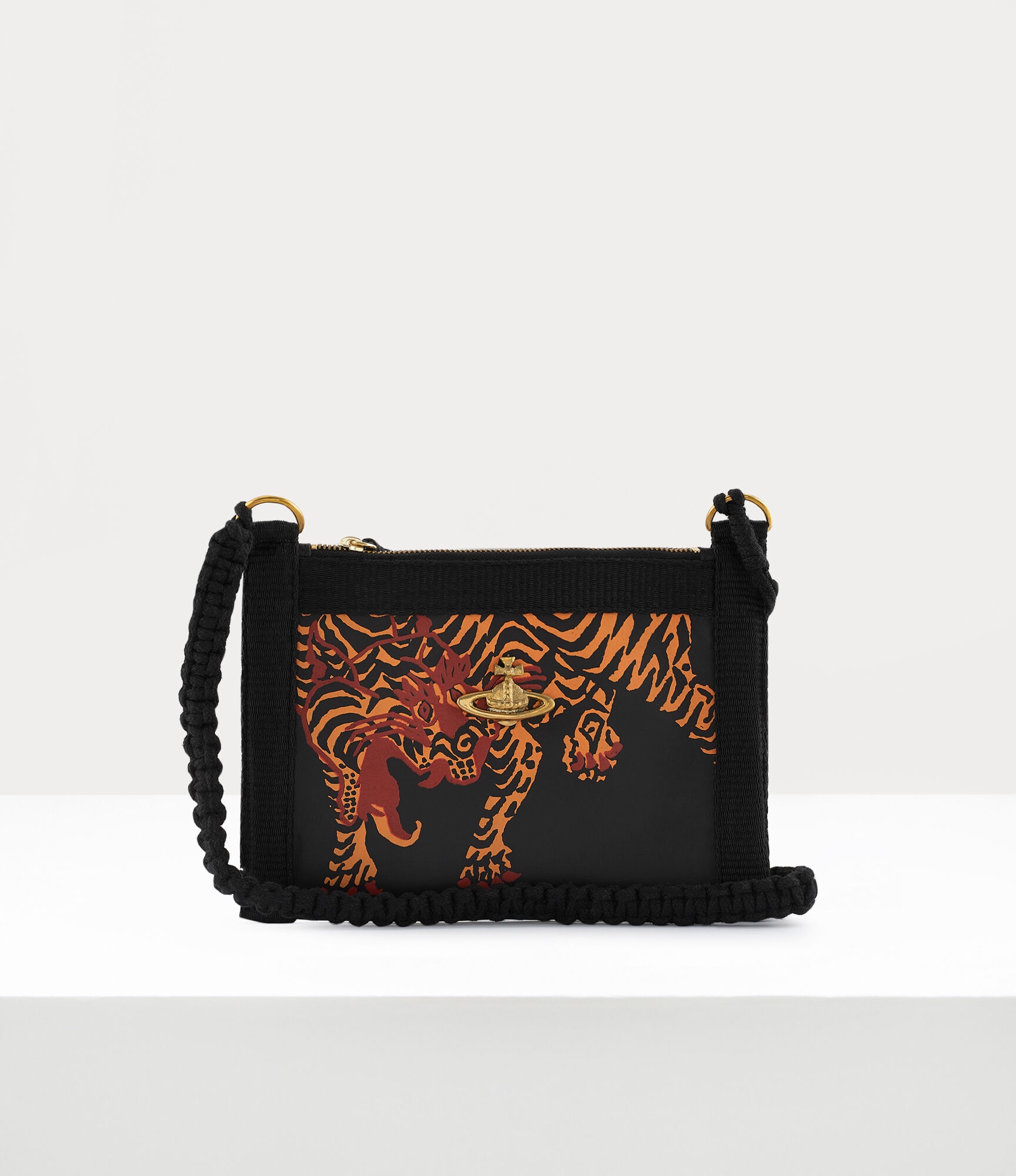 LETTER LEATHER CROSSBODY BAG - 1