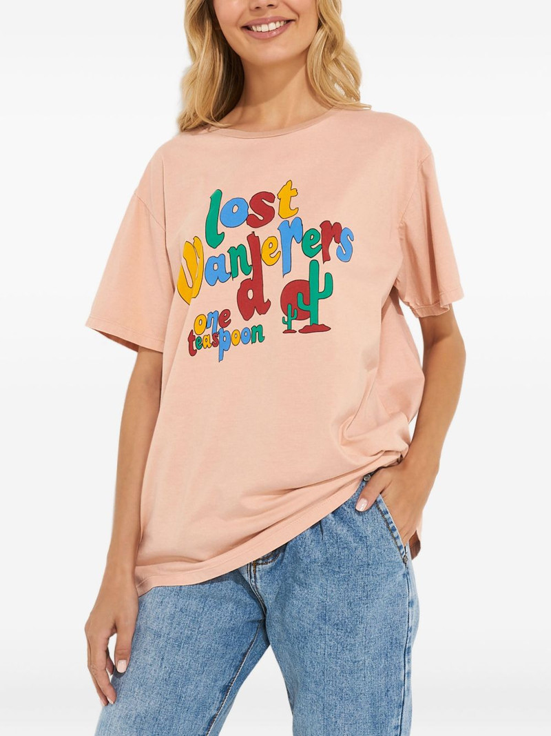round-neck printed T-shirt 1