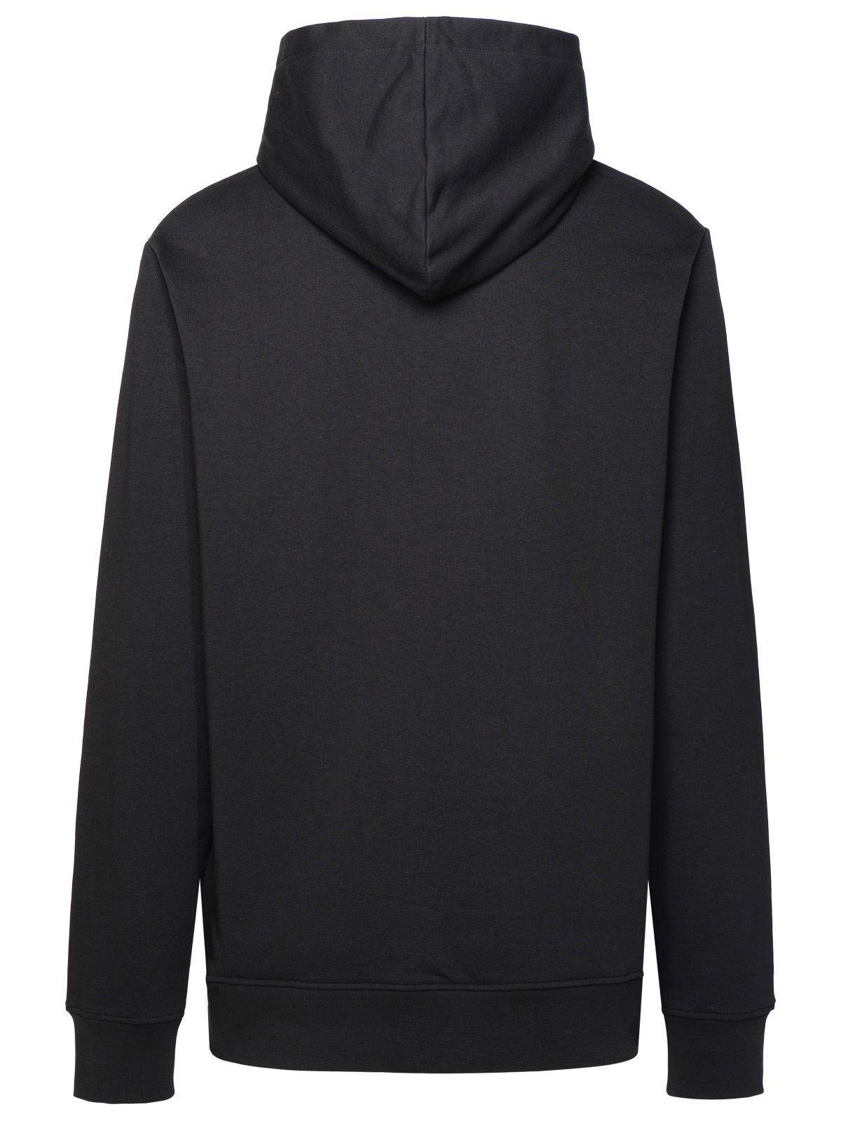 Balmain Black Cotton Hoodie - 3