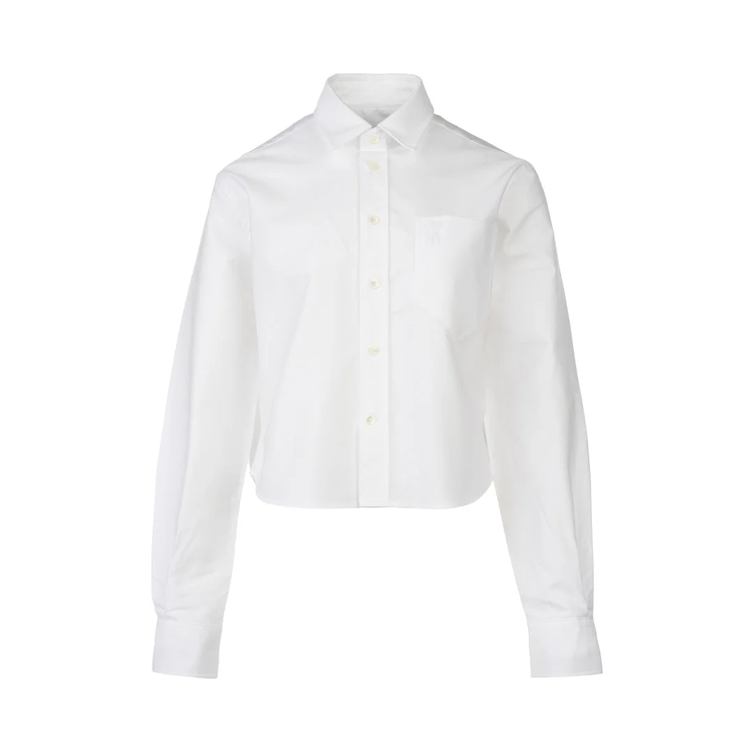 Cropped Classic Fit Shirt - 1