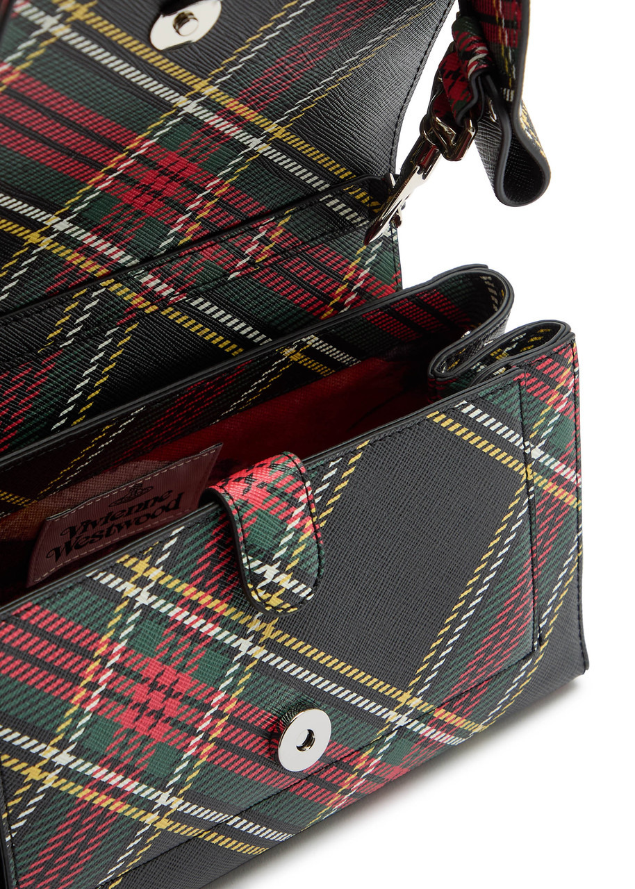 Vivienne Westwood Hazel Medium Checked Leather Shoulder bag - 4