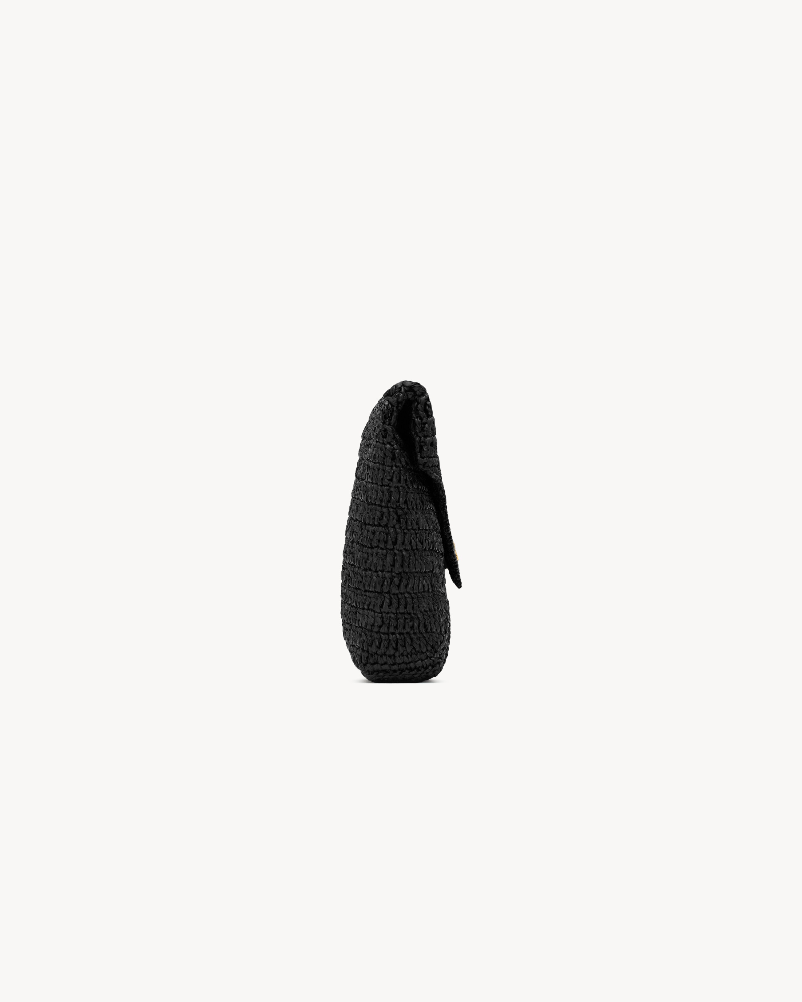 CASSANDRE LARGE ENVELOPE POUCH IN RAFFIA - 3