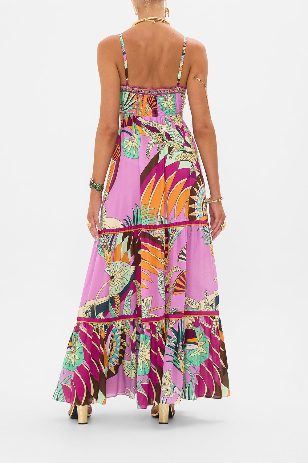 GATHERED CUT OUT DRESS - 3