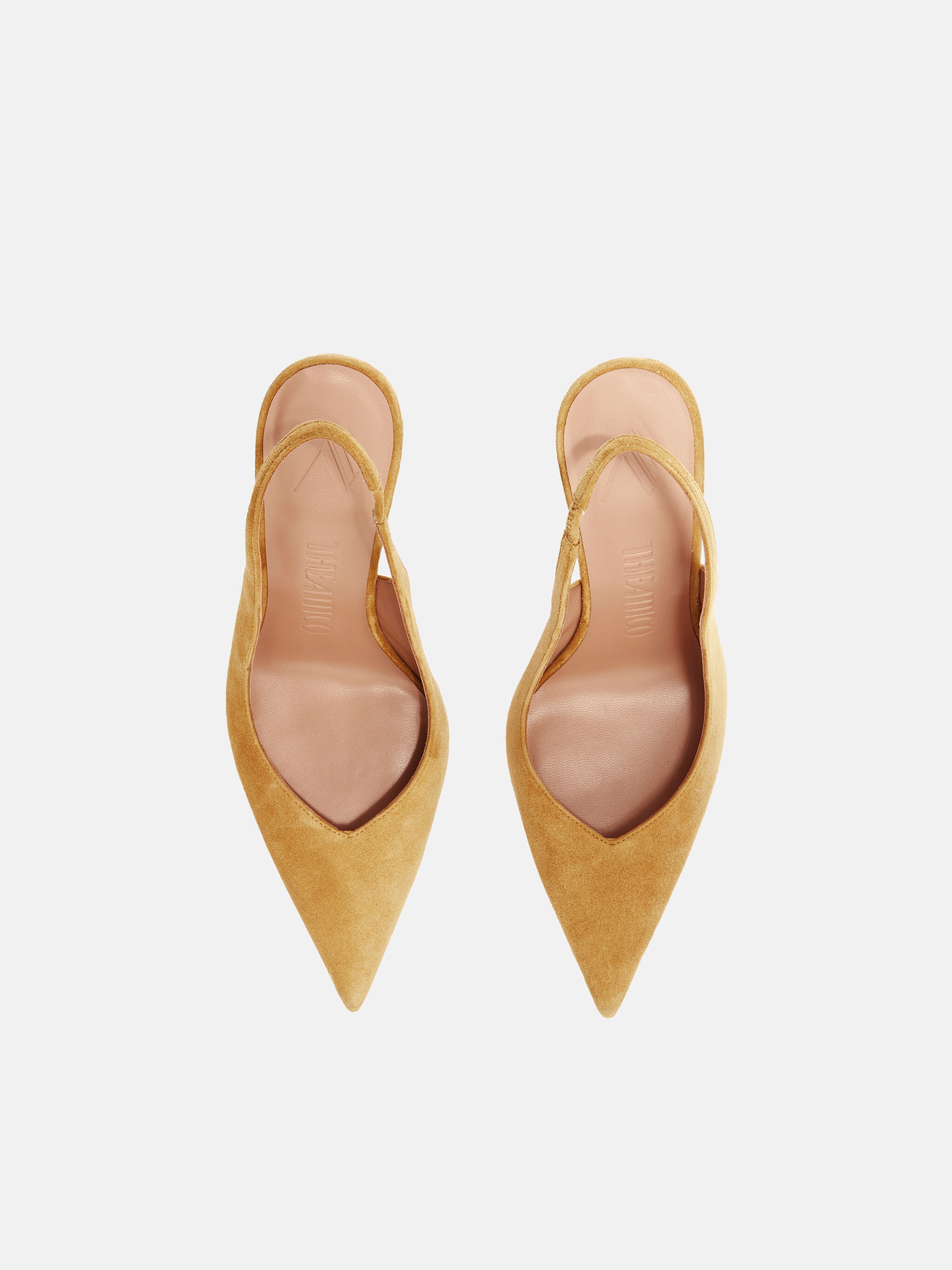 ''CHEOPE'' MUSTARD AND NICHEL SLINGBACK - 3