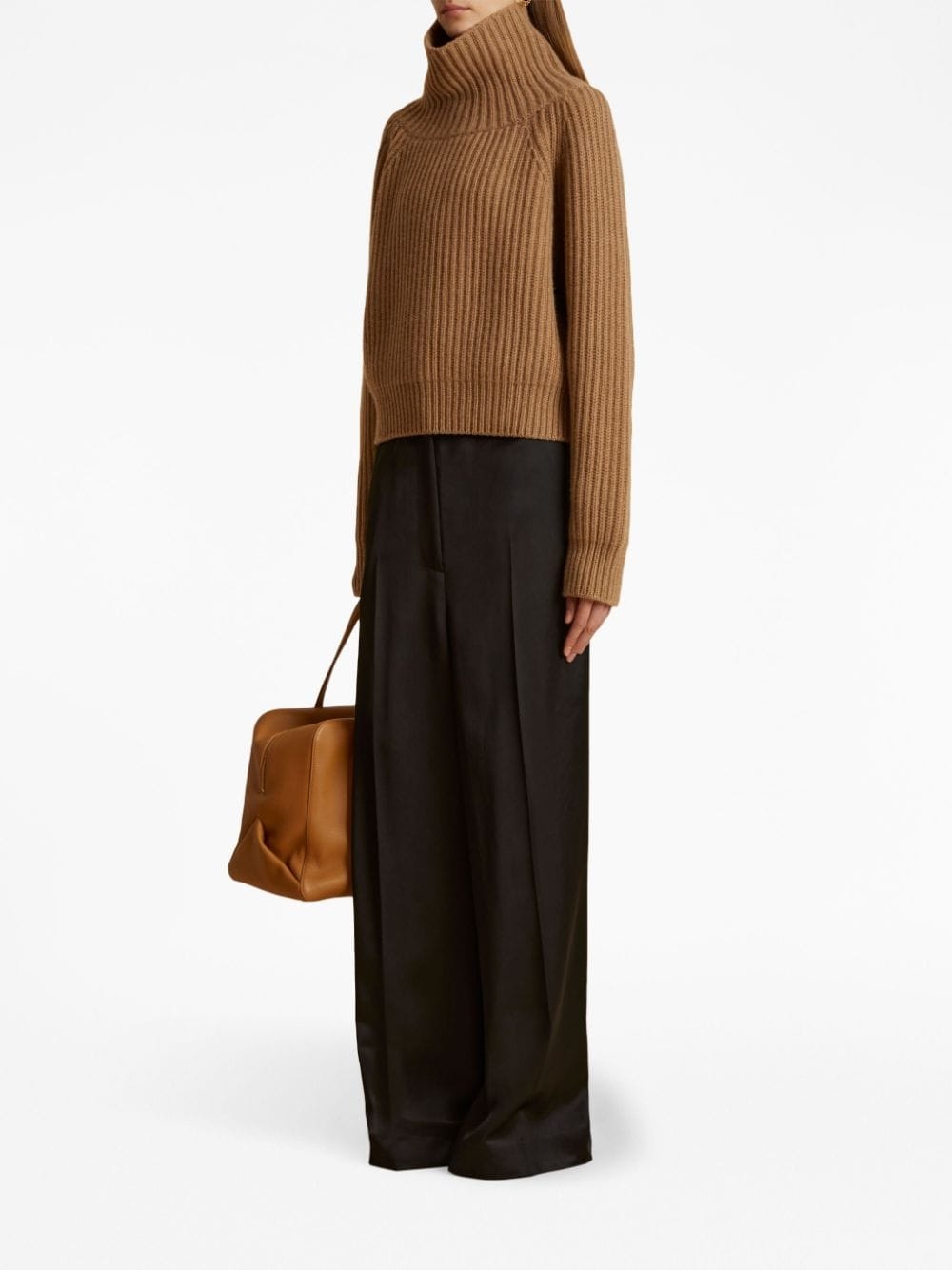 Lanzino funnel-neck cashmere jumper - 2