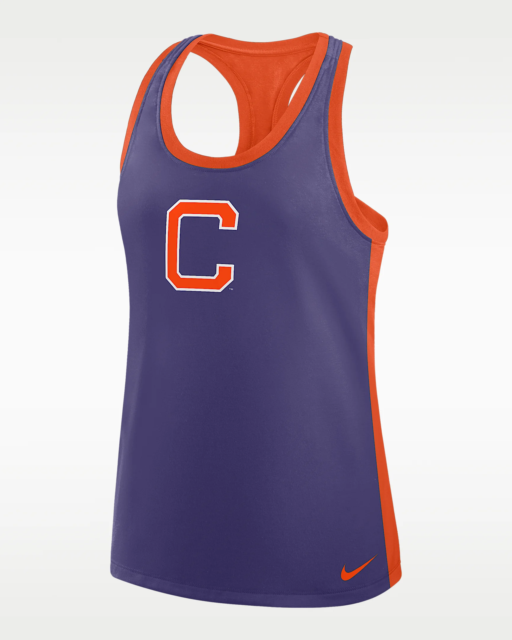 Clemson Women's Nike Dri-FIT College Racerback Tank Top - 1
