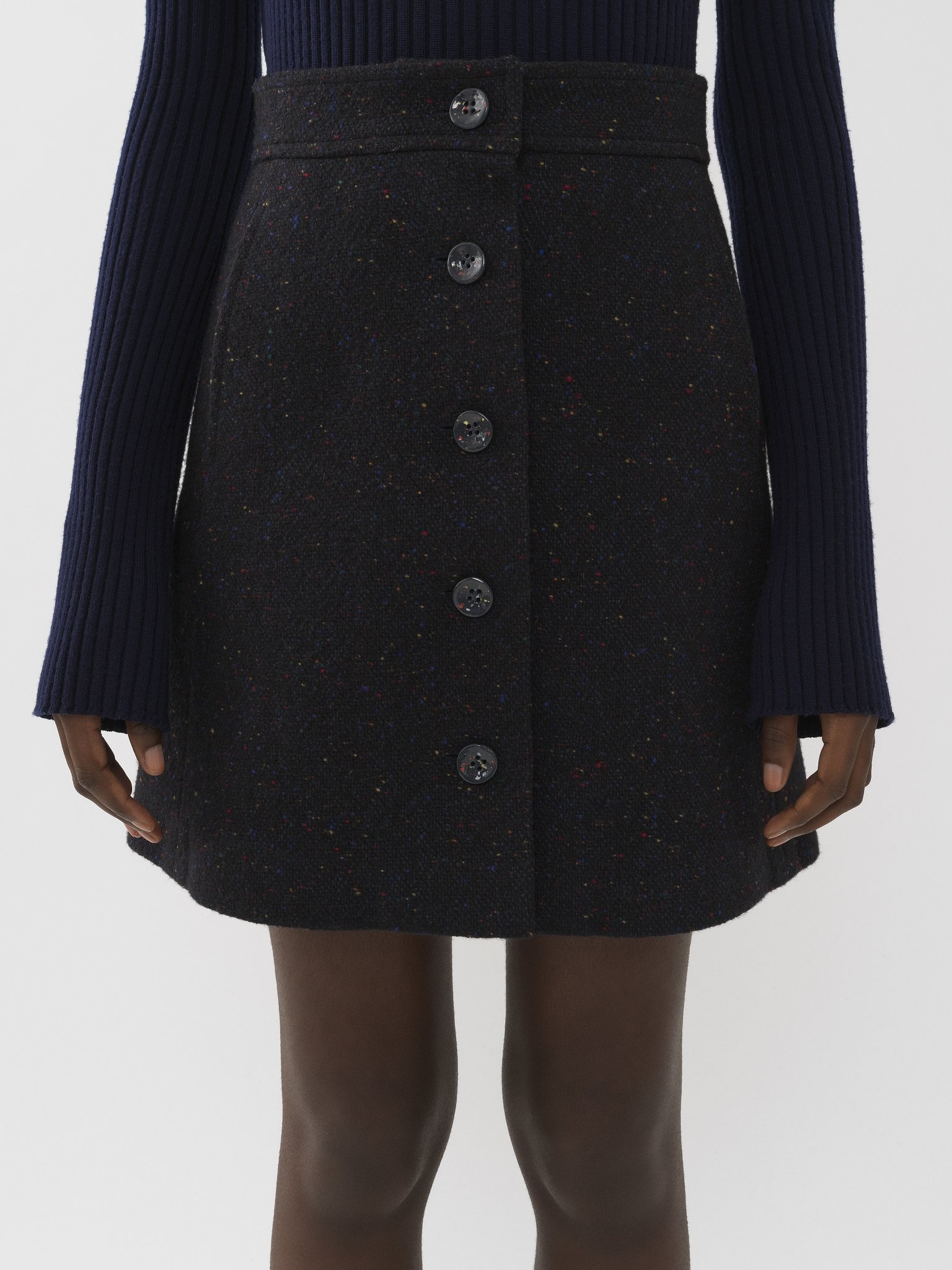 A-LINE MINI SKIRT - 2